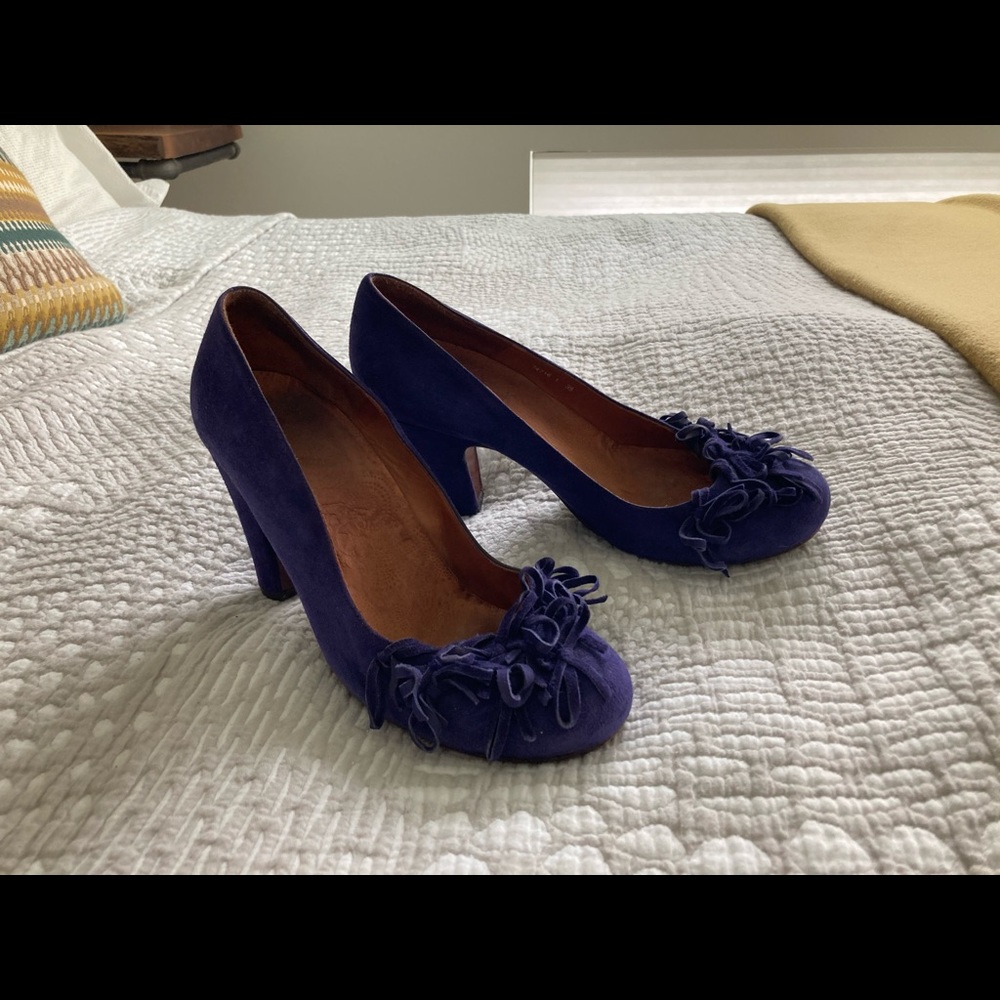 Purple Suede Chie Mihara Pumps Size 39